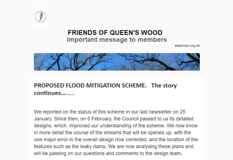proposed Flood Mitigation Scheme Newsletter