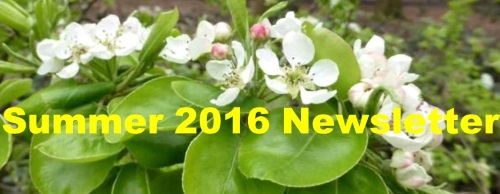 Summer 2016 Newsletter